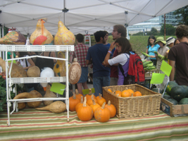 farmers market in Sept.